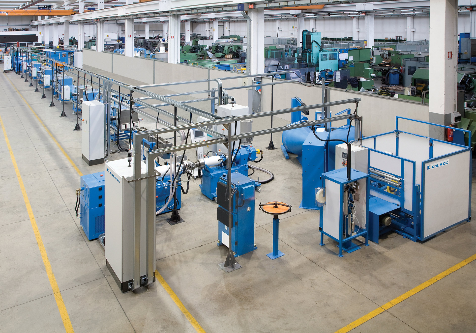 colmec CABLE COATING extrusion lines<br />

